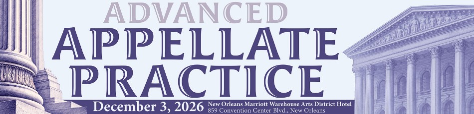 2026 Advanced Appellate Practice